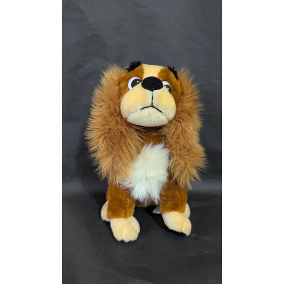 Goffa  Cocker Spaniel Dog plush stuffed animal toy  9" brown black - Picture 4 of 8